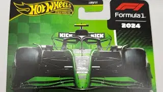 HOT WHEELS F1 PREMIUM KICK SAUBER FORMULA 1 TEAM #24 G. ZHOU FROM 2025
