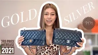 $8,800 CHANEL CLASSIC FLAP MEDIUM l GOLD VS SILVER l STILL WORTHY ??