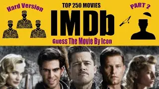 Guess the movie by icons from TOP 250 IMDB (part-2) hard version