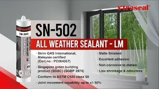 x'traseal SN-502 All Weather Sealant - Low Modulus