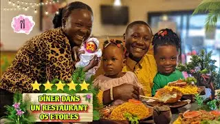 J'INVITE À MA CHÉRIE ET NOS FILLES DÎNER DANS UN RESTO 05 étoiles 🍝🍨#Vlog