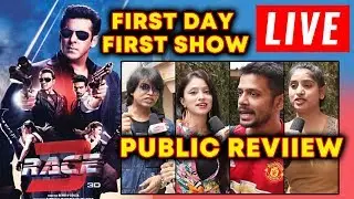 RACE 3 (3D) PUBLIC REVIEW | LIVE | First Day First Show | Salman Khan