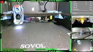 🔴Live - 3D Printer #485 - printing my own design to see if it fits  #live  #sovol  #3dprinter