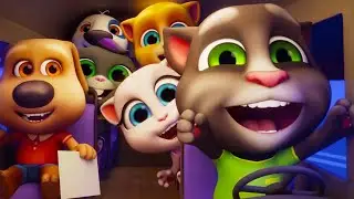 Talking Tom 😼 トムのクレイジーロードトリップ Tom&rsquo;s Crazy Road Trip 🚘⭐ Super Toons TV アニメ