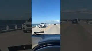 DRIVING OVER A BRIDGE IN FORT MEYERS FLORIDA USA!!!!!🇺🇸💯 #urbex #usa #vanlife #cincinnati #ohio