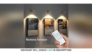 1pc Rechargeable Spotlight No Wiring No Punching No Installation  Wireless Home Background Wall Mura