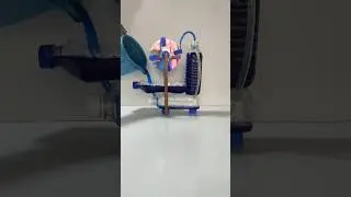 ⚡🌊 This Turbine Runs Without Electricity ♻️🔧Powerd by water fountain#waterfountain #project #short