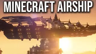 Эта постройка дирижабля в Minecraft просто невероятна!