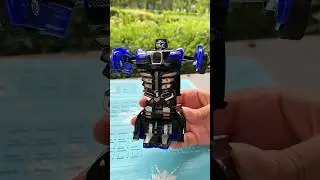 Black & Blue Car Transforms into Robot | Amazing Transformation #RobotCar #Transform