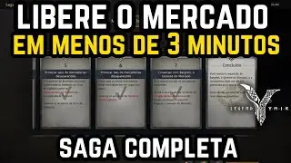 LIBERE O MERCADO em 3 MINUTOS! Missão de SAGA “Mercadoria Desaparecida do Mercado” (Legend of Ymir)