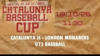 Game 20. Catalunya JL - London Monarchs U15 Baseball 18 OCT 11:30