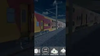 double decker crossing|| #shorts #train #viral #trending