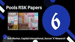 WEEK 6 UK FOOTBALL POOL RSK PAPER REVIEW FOR THE SPECIAL ADVANCE FIXTURES VIDEO SERIES 2023/2024