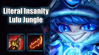 Going Insane with Lulu Jungle - Bloodrazor Lulu Jungle Full Game - Off Meta League of Legends