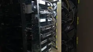 Btc-T37 with rizers 8 gpu (5 3060 ti)(2 3060 no LHR)(1 3070 LHR) with LHR unlock NB miner HiveOS