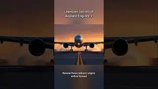 Unknown Secrets of Airplane Engines ✈️ #AirplaneSecrets #AviationExplained #JetEngines #PlaneFacts