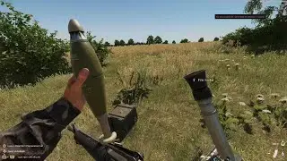 Arma Reforger - Demoing Mortar Calculator on a HQ Building