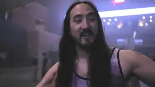 Steve Aoki backstage Preview