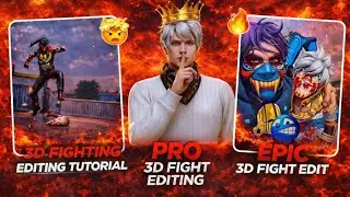 Free Fire 3D Fighting Animation Edit in CapCut 🔥 | FF 3D Fight Scene | Free Fire Shorts