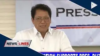 Bello: The nation supports Pres. Du30