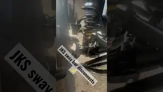 JKS sway bar quick disconnects are a handy accessory #jeepwrangler #jeep #offroad #offroad4x4 #4x4