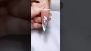 Mint Blue Design ✨💫🎀💅 #solwink #nails #naildesign #mint #cateyegel #nailtech #fyp