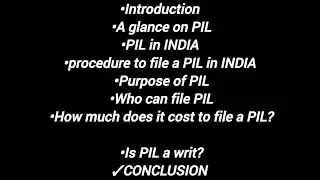 public interest litigation - PIL in ADR || PIL full explanation video in details in Hindi with notes