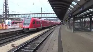BR 612 (DB Regio BW) RE 3887/3987 Ulm Hbf.-Oberstdorf/Lindau - Ulm Hbf