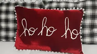 Como fazer almofada de Natal