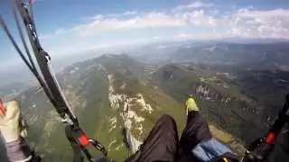Dramatic incident recovery paragliding