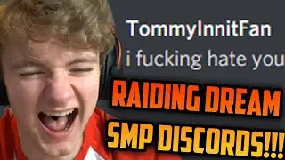 Raiding DREAM SMP Discord Servers as a TommyInnit STAN