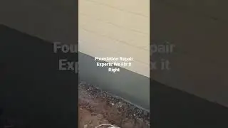 Foundation repair Phoenix Arizona #foundationrepair #concreterepair #structuralrepair #phoenix #diy