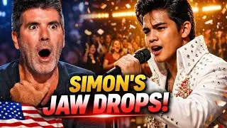 Simon Cowell&rsquo;s Jaw Drops After Filipino Teen Sings Like Elvis | Unbelievable AGT Moment