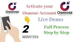 How to Activate Osmose Technology ID || Live Demo || Within 2 min |#osmose #osmoseaccountactive