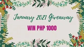 January 2021 Giveaway Video