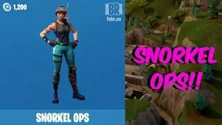 Fortnite Battle Royale - SNORKEL OPS!! - SCUBA DIVING ON NOOBS!! OG - OLD SCHOOL