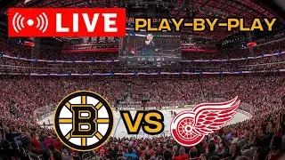 LIVE: Boston Bruins VS Detroit Red Wings Commentary/Scoreboard! #nhlbruins