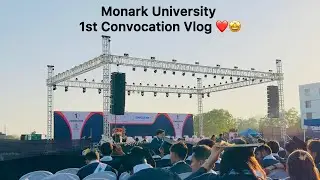 BCA Convocation vlog | Monark University | Dipesh Khatri Vlogs