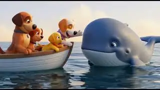 The Dog Family and the Lonely Whale 🐶🐋 | Heartwarming Kids Story&rdquo;
