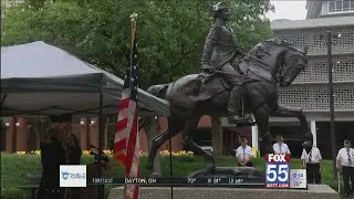 History enthusiasts celebrate General 'Mad' Anthony Wayne Day at Freimann Square statue