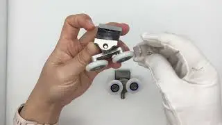 Stainless Steel Shower Door Twin Rollers Runners for Shower Rooom