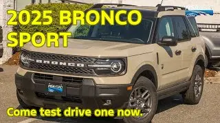2025 Ford Bronco Sport Big Bend | Desert Sand, Moonroof & Huge 13.2