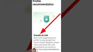 Growth at risk on facebook profile