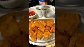Golden prawn 🍤 || Bhaat & Beyond || #cooking #food #recipe #cookingvideo #trending #prawns #viral