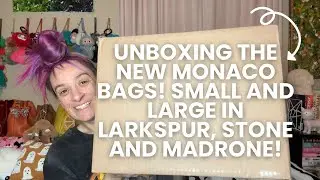 unboxing the NEW Monaco bags from Portland Leather Goods! large & small, Larkspur, Stone &  Madrone!