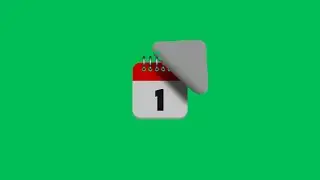 📅 Best Calendar Flip Animation | Date 1 Motion Graphics in 4K | Global Kreators