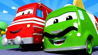 Trenuletul Troy - Carlo Pizzerul - Trenul Troy &icirc;n Orasul Masinilor 🚄
