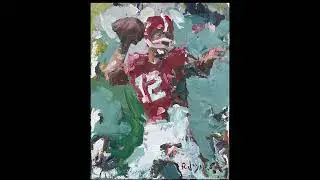 Some football paintings to kickoff wildcard weekend games. Visit  