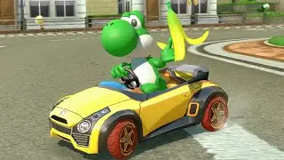 Mario Kart 8 - 50cc Flower Cup (Yoshi Gameplay)