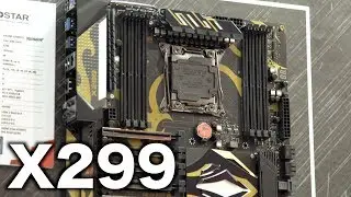 BEST X299 MOTHERBOARD? Biostar Racing X299 and X370 Motherboard Overviews! #Computex2017